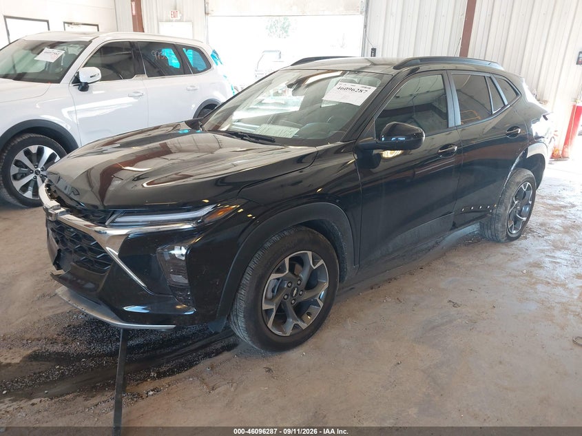 Vin: kl77lhe29rc076128, lot: 46595945, chevrolet trax fwd lt 20242