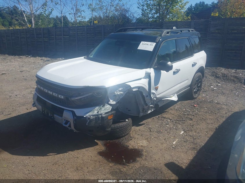 Vin: 3fmcr9da5tre53086, lot: 46595959, ford bronco sport badlands 20262
