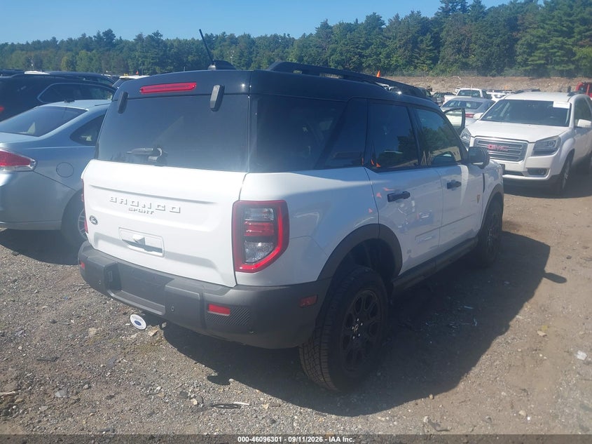 Vin: 3fmcr9da5tre53086, lot: 46595959, ford bronco sport badlands 20264