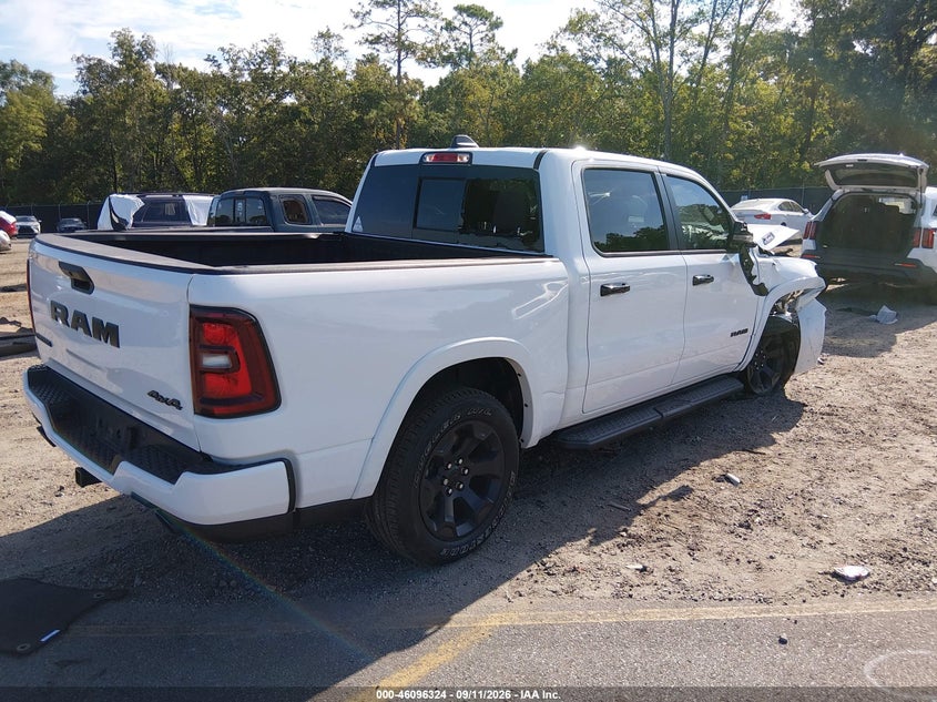 Vin: 1c6srffp4sn565337, lot: 46595982, ram 1500 big horn  4x4 5'7 box 20254