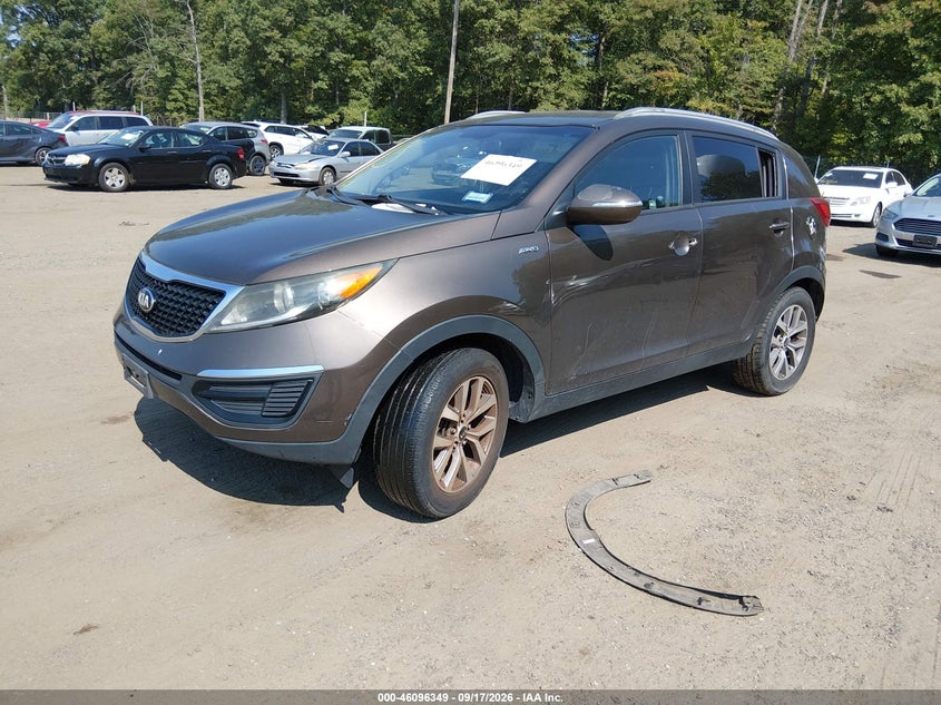 Vin: kndpbcac1e7583700, lot: 46596007, kia sportage lx 20142