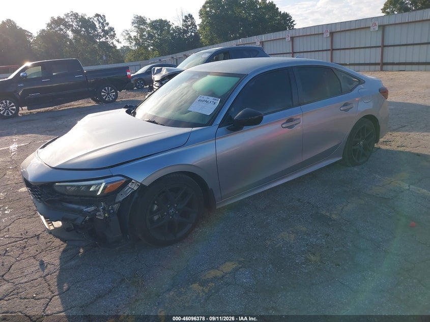 Vin: 2hgfe2f53sh518727, lot: 46596036, honda civic sport 20252