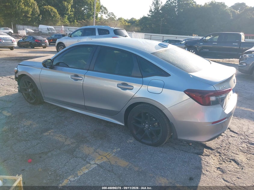 Vin: 2hgfe2f53sh518727, lot: 46596036, honda civic sport 20253