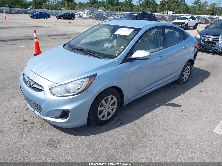 Vin: kmhct4ae7cu208049, lot: 46596095, hyundai accent gls 20122