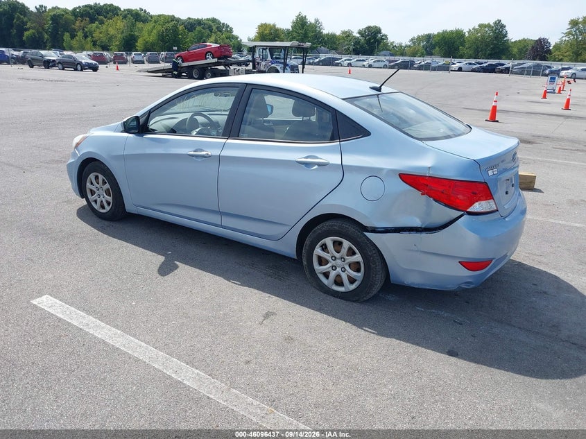 Vin: kmhct4ae7cu208049, lot: 46596095, hyundai accent gls 20123