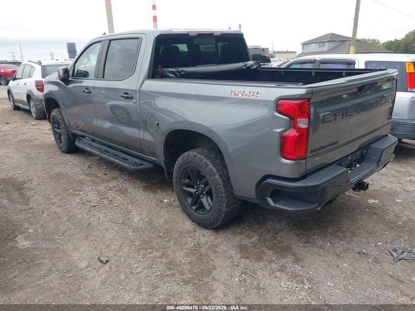 Vin: 1gcpyfelxlz258958, lot: 46596128, chevrolet silverado 1500 4wd  short bed lt trail boss 20203