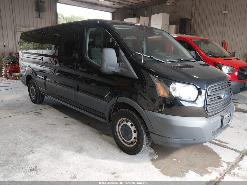 Vin: 1fbzx2zm9jka75553, lot: 46596143, ford transit-350 xl 20181