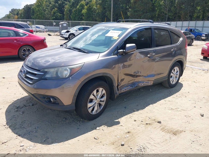 Vin: 5j6rm3h74cl004354, lot: 46596158, honda cr-v ex-l 20122