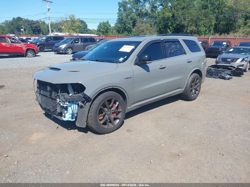 Vin: 1c4sdjct5pc656213, lot: 46596163, dodge durango r/t plus awd 20232