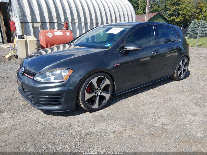 Vin: 3vw4t7au2hm040525, lot: 46596179, volkswagen golf gti autobahn 4-door/s 4-door/se 4-door/sport 4-door 20172