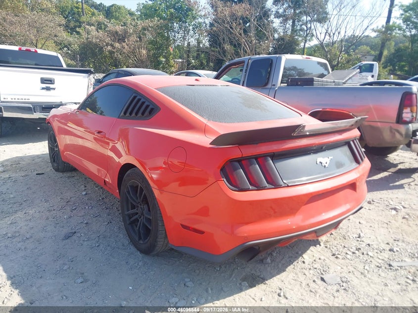 Vin: 1fa6p8th5g5290485, lot: 46596202, ford mustang ecoboost 20163