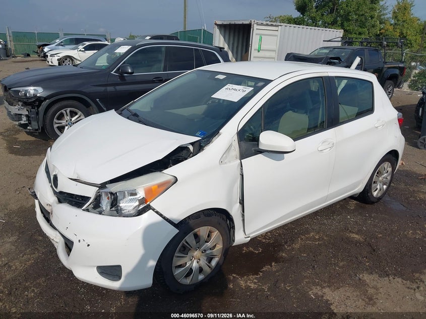 Vin: jtdktud32ed579648, lot: 46596228, toyota yaris le (tmc/cbu plant) 20142