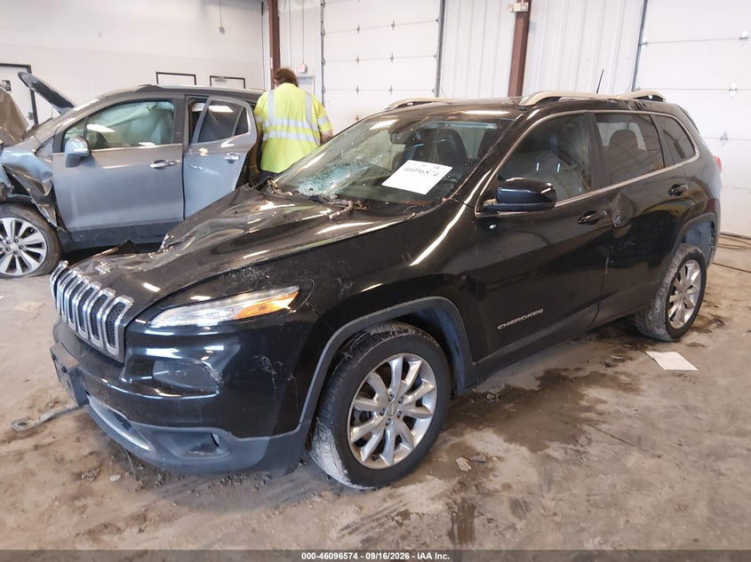 Vin: 1c4pjldb1gw157830, lot: 46596232, jeep cherokee limited 20162