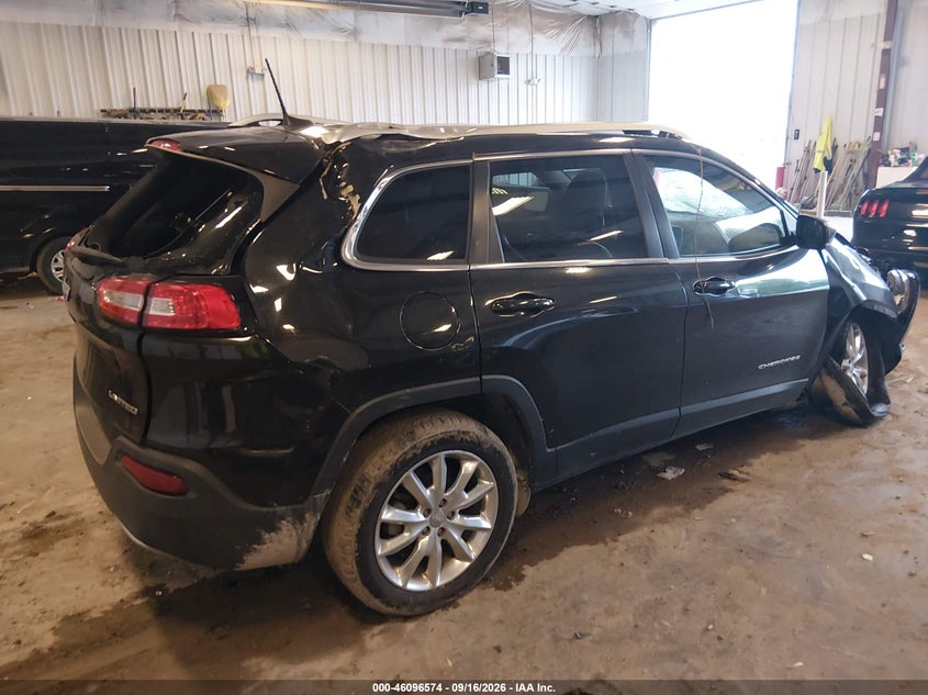 Vin: 1c4pjldb1gw157830, lot: 46596232, jeep cherokee limited 20164