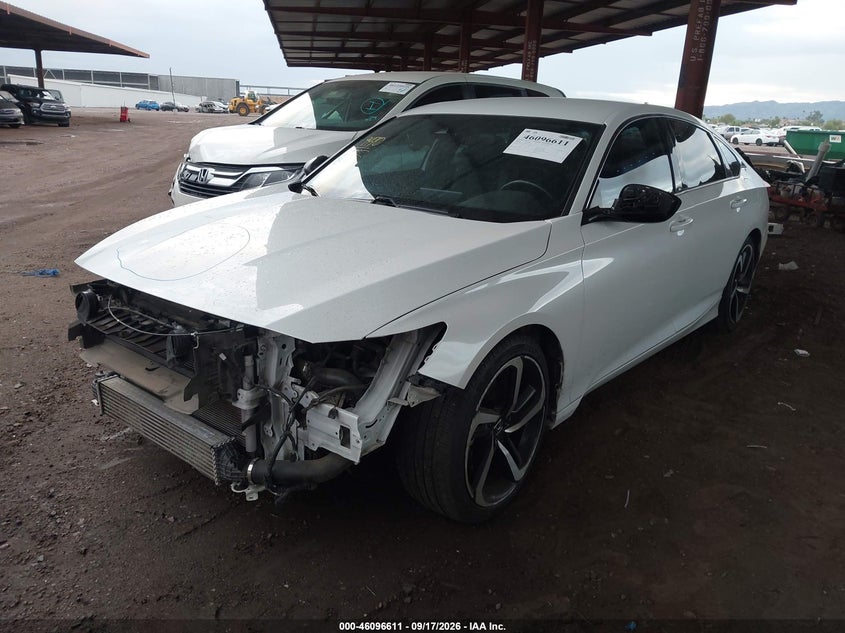 Vin: 1hgcv1f38ma074256, lot: 46596269, honda accord sport 20212