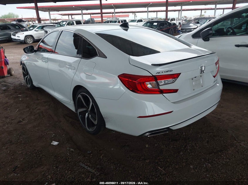 Vin: 1hgcv1f38ma074256, lot: 46596269, honda accord sport 20213