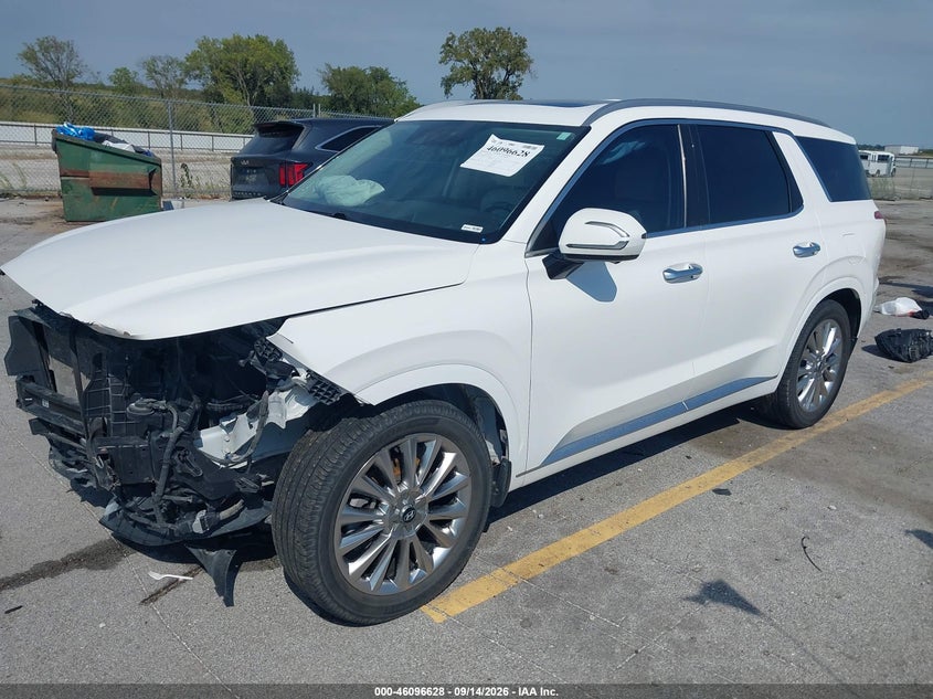 Vin: km8r5dhe0lu122429, lot: 46596286, hyundai palisade limited 20202