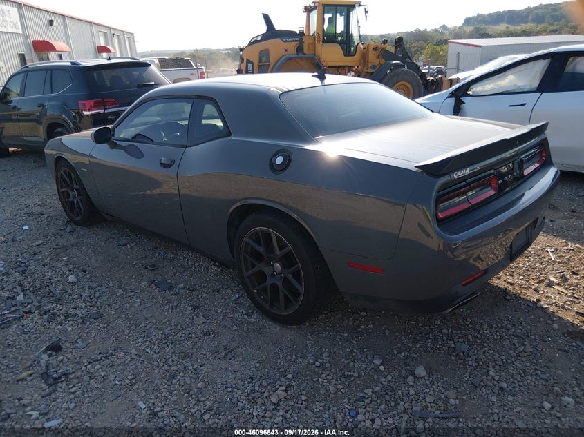 Vin: 2c3cdzbt9jh146461, lot: 46596301, dodge challenger r/t plus shaker 20183