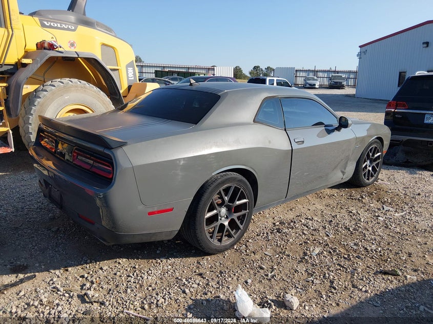 Vin: 2c3cdzbt9jh146461, lot: 46596301, dodge challenger r/t plus shaker 20184