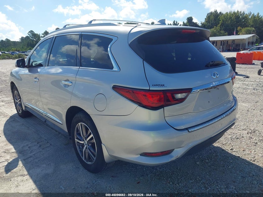 Vin: 5n1dl0mm7kc513183, lot: 46596321, infiniti qx60 luxe 20193