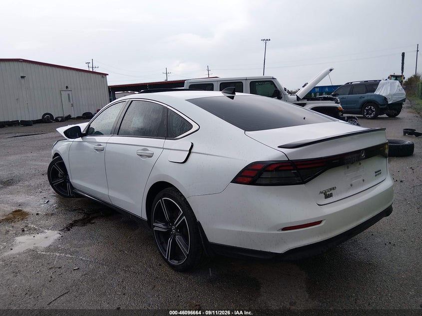 Vin: 1hgcy2f55pa054758, lot: 46596322, honda accord hybrid sport 20233
