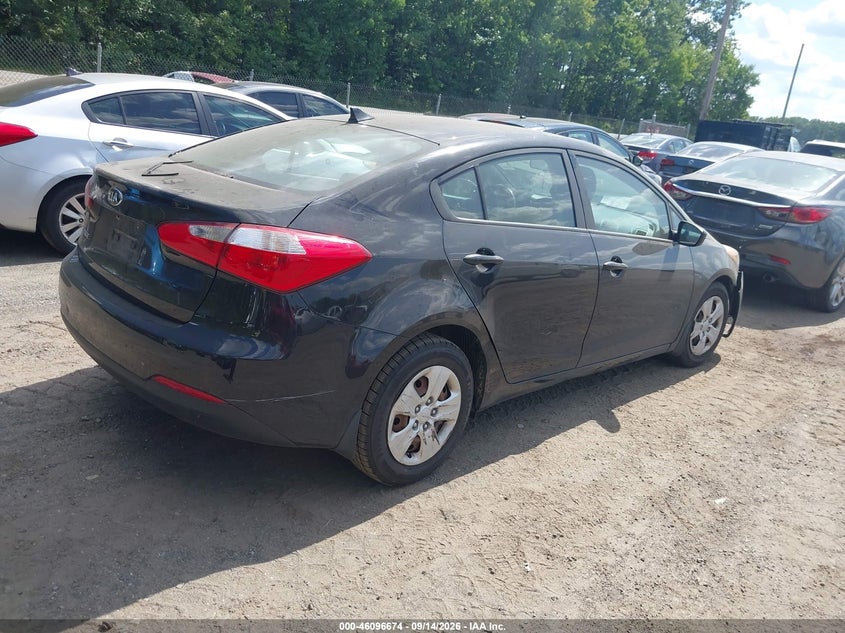 Vin: knafk4a69g5521016, lot: 46596332, kia forte lx 20164