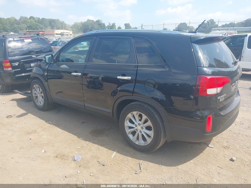 Vin: 5xyku4a79fg656460, lot: 46596333, kia sorento ex v6 20153