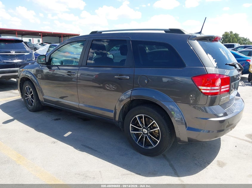 Vin: 3c4pdcab8jt443487, lot: 46596346, dodge journey se 20183