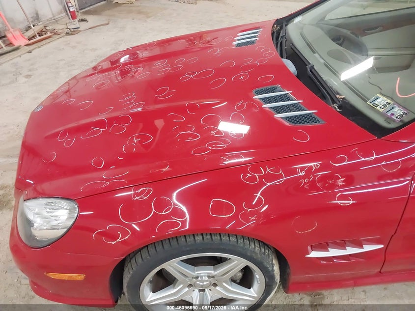 MERCEDES-BENZ SL 550 2009 VIN WDBSK71F39F146139