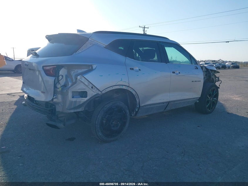 Vin: 3gnkbers4ls672345, lot: 46596363, chevrolet blazer fwd rs 20204