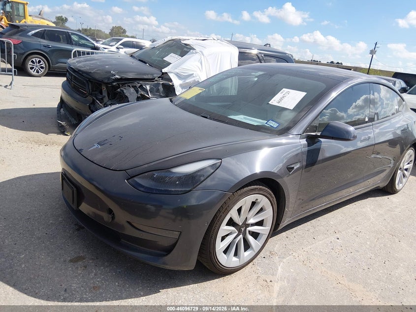 Vin: 5yj3e1eb2mf975377, lot: 46596387, tesla model 3 long range dual motor all-wheel drive 20212