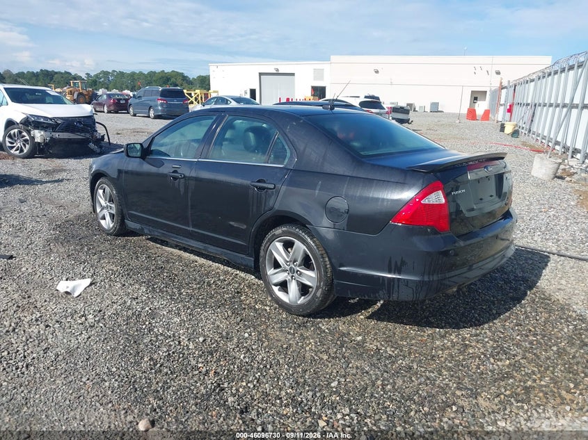 Vin: 3fahp0kc3cr325144, lot: 46596388, ford fusion sport 20123