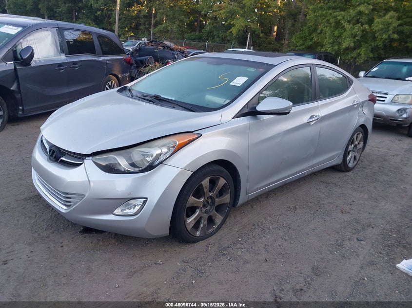Vin: kmhdh4aexcu234327, lot: 46596402, hyundai elantra limited (ulsan plant) 20122