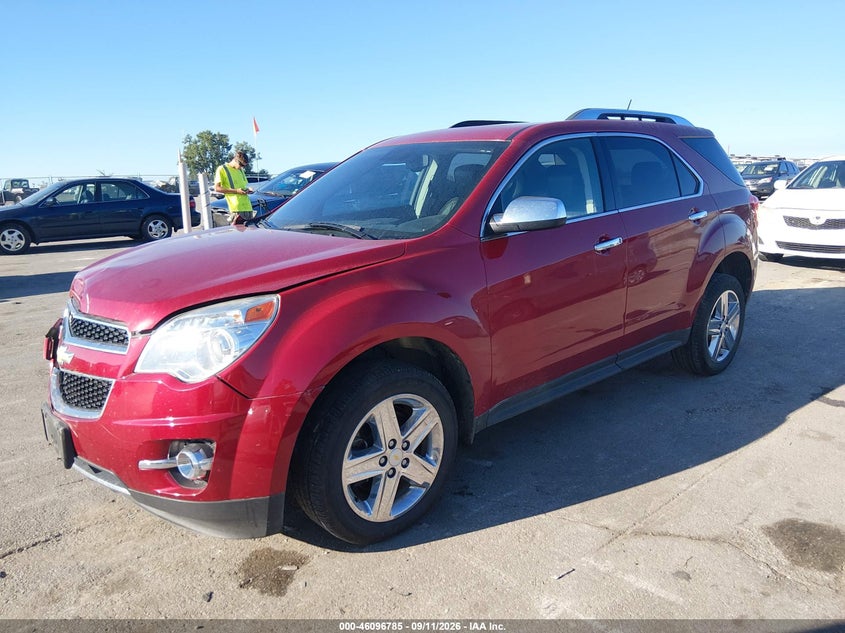 Vin: 2gnflhek5f6113346, lot: 46596443, chevrolet equinox ltz 20152
