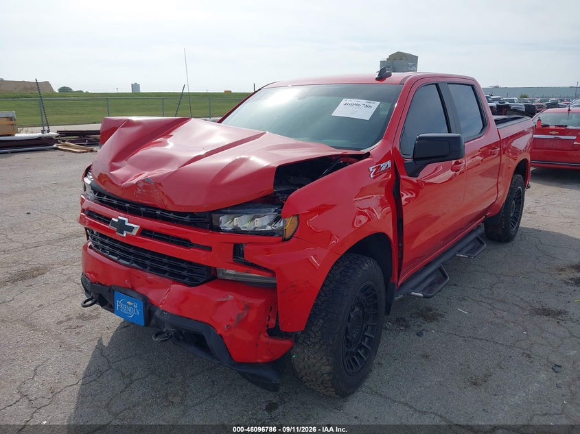 Vin: 1gcuyeed9lz224922, lot: 46596444, chevrolet silverado 1500 4wd  short bed rst 20202