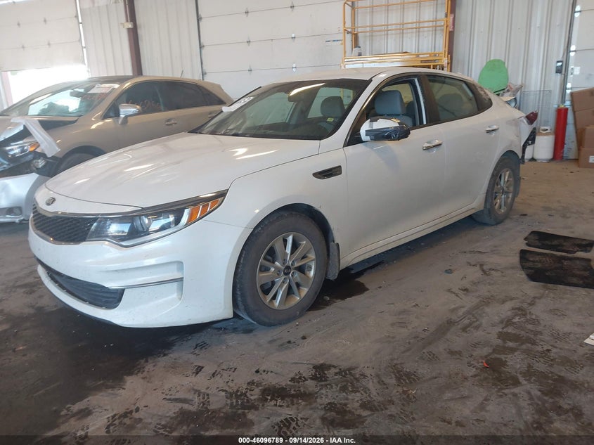 Vin: knagt4l34g5101331, lot: 46596447, kia optima lx 20162