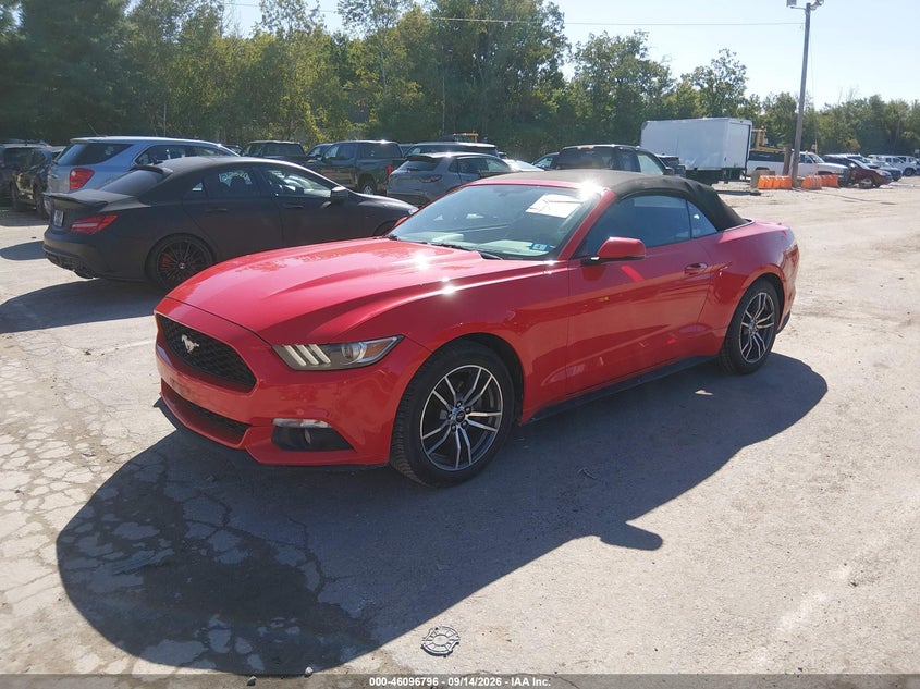 Vin: 1fatp8uhxg5291844, lot: 46596455, ford mustang ecoboost premium 20162