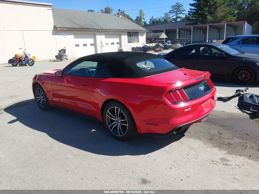 Vin: 1fatp8uhxg5291844, lot: 46596455, ford mustang ecoboost premium 20163