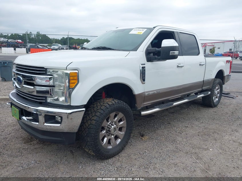 Vin: 1ft7w2btxhec13018, lot: 46596488, ford f-250 lariat 20172