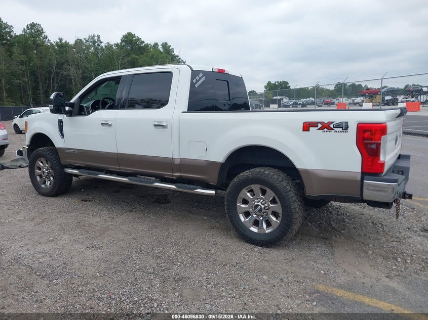 Vin: 1ft7w2btxhec13018, lot: 46596488, ford f-250 lariat 20173