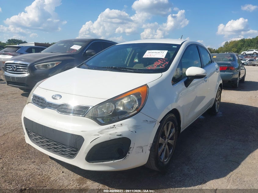 Vin: knadn5a36d6198656, lot: 46596489, kia rio ex 20132