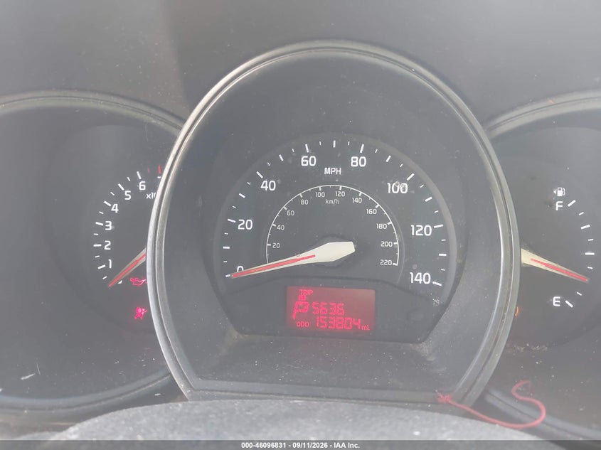 KIA RIO 2013 VIN KNADN5A36D6198656