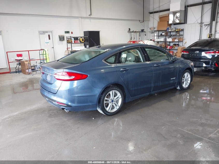 Vin: 3fa6p0uu3jr254439, lot: 46596504, ford fusion hybrid s 20184