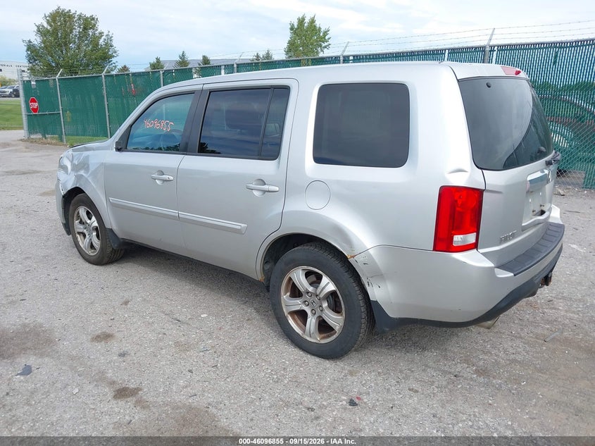 Vin: 5fnyf4h61db018774, lot: 46596513, honda pilot ex-l 20133