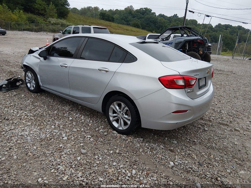 Vin: 1g1bc5sm9k7134389, lot: 46596521, chevrolet cruze ls 20193