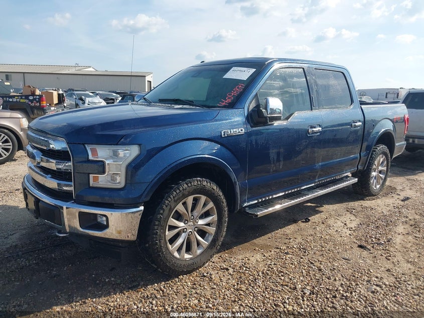 Vin: 1ftew1efxhkc76953, lot: 46596529, ford f-150 lariat 20172