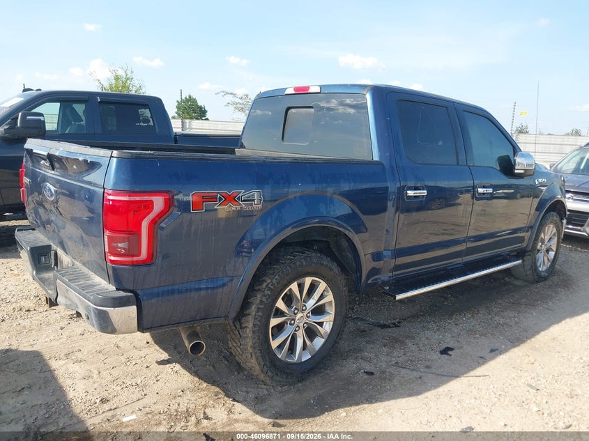 Vin: 1ftew1efxhkc76953, lot: 46596529, ford f-150 lariat 20174