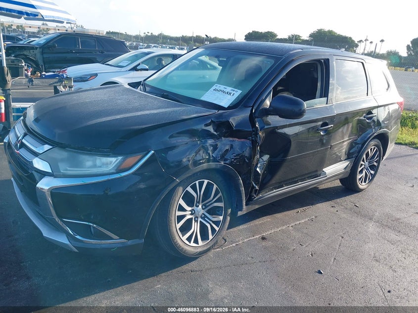 Vin: ja4ad2a31hz016660, lot: 46596541, mitsubishi outlander es 20172