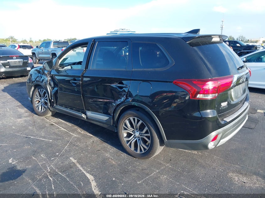 Vin: ja4ad2a31hz016660, lot: 46596541, mitsubishi outlander es 20173