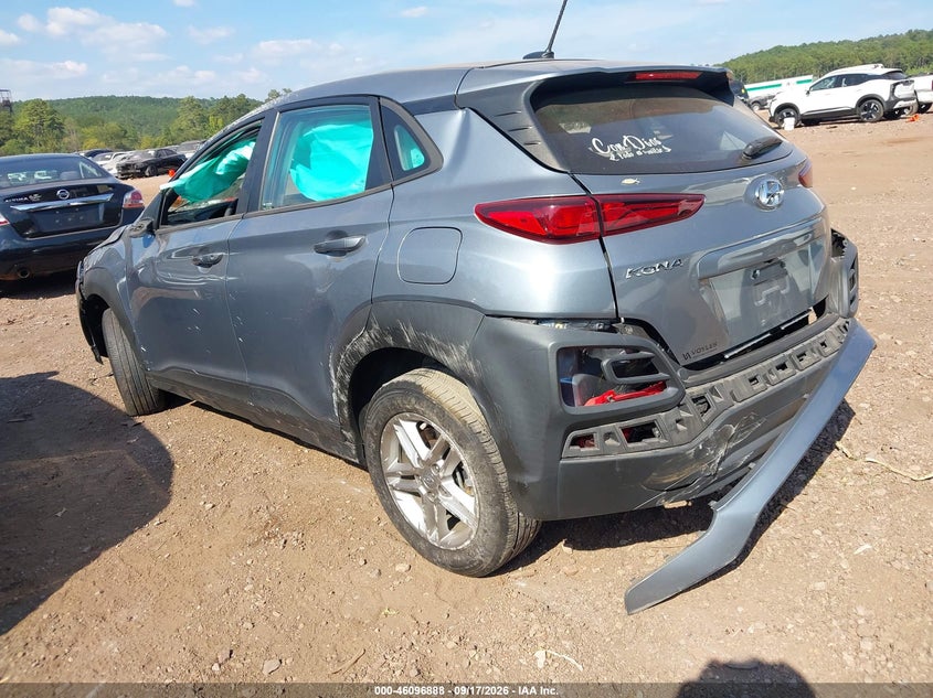 Vin: km8k1caa6mu704762, lot: 46596546, hyundai kona se 20213